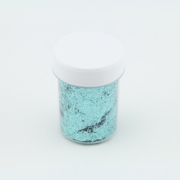 Paillettes Batonnet Bleu Glacier - 3x0,25mm - 40ml pour Plastique liquide