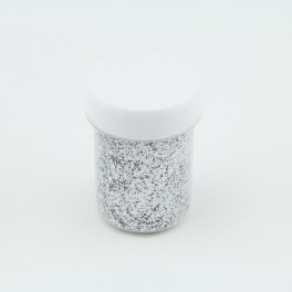 Paillettes Argent - 0,4mm - 40 ml pour Plastique liquide