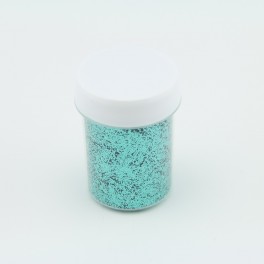 Paillettes Vert Turquois - 0,4mm - 40 ml pour Plastique liquide